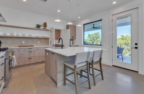 Lick Creek Ranch House | Hill Country Estate in Spicewood with Pool, Pickleball Court and River Access!