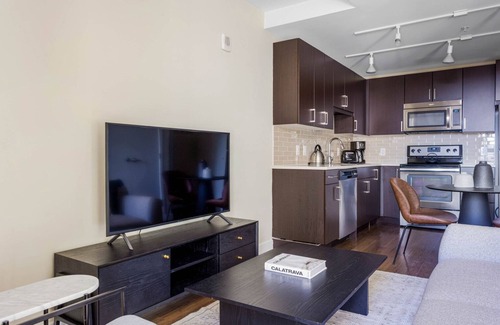 Theatre District Apartment | Hip Chinatown/Theater District 1BR w/Gym & W/D, nr T, by Blueground
