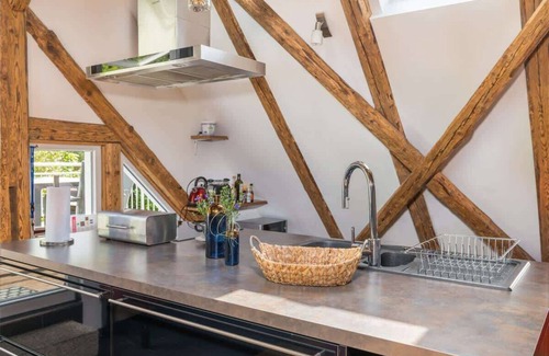 Schonach im Schwarzwald Apartment | Historic Maisonette with Sauna, Garden and Privacy