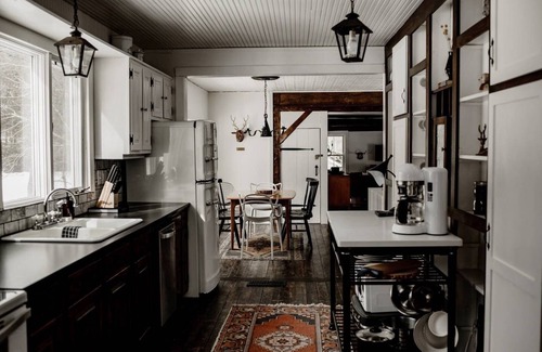 Upper Jay House | Historic River Cabin with near Whiteface with Sauna & Swimming Hole