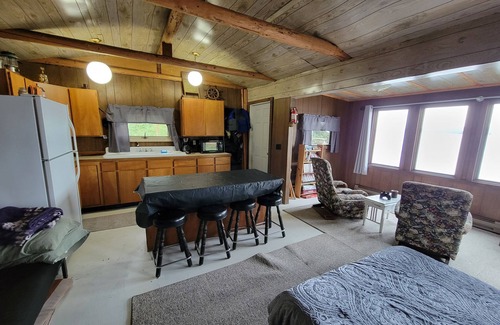 Big Lake Cabin | Historical cabin on Big Lake with Lake access, shared dock with private deck