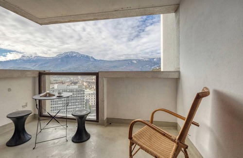 Secteur 2 Apartment | #HJ | The Mont-Blanc tower 🗻 | Breathtaking view of the summits 🗻
