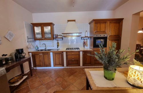 Posada Apartment | Holiday flat with fireplace, terrace and sea view