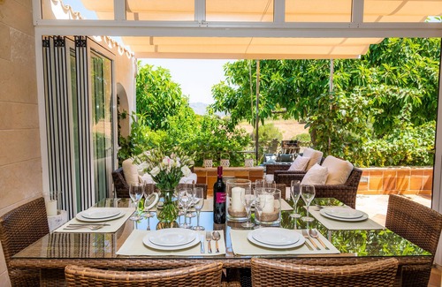 Colonia de Sant Pere House | Holiday Home Casa del Mar 37 with Sea & Mountain View, Garden & Wi-Fi
