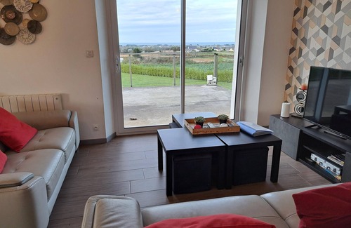 Cleder House | Holiday home 10 pers., panoramic sea view, Cléder