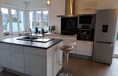 Cleder House | Holiday home 10 pers., panoramic sea view, Cléder