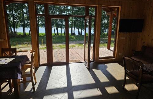 Szczecinek House | Holiday Home by Lake Wierzchowo with Boats