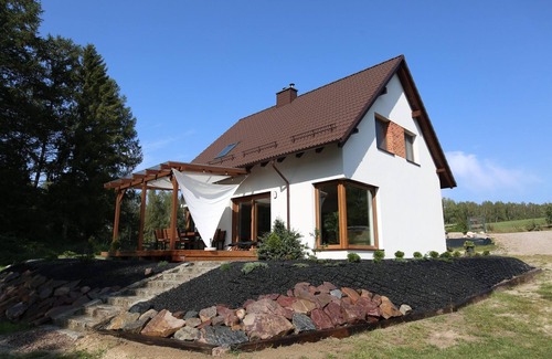 Bytow House | holiday home in Dabie, directly at the lake