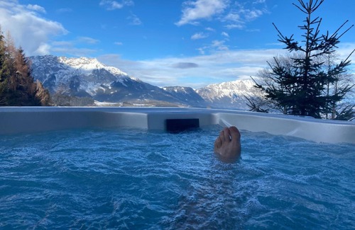 Pruggern House | Holiday home in Pruggern with terrace, garden barbecue