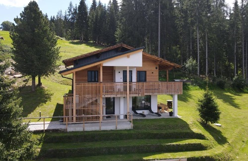 Pruggern House | Holiday home in Pruggern with terrace, garden barbecue