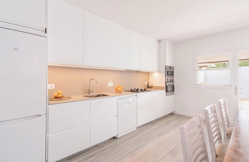 S'Estanyol de Migjorn House | Holiday Home "Sestanyolet" with Sea View and Mountain View, Wi-Fi, Pool & Terrace