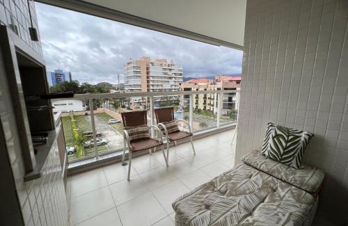 Centro Apartment | Home 12| Ap piscina aquecida pé na areia Bertioga