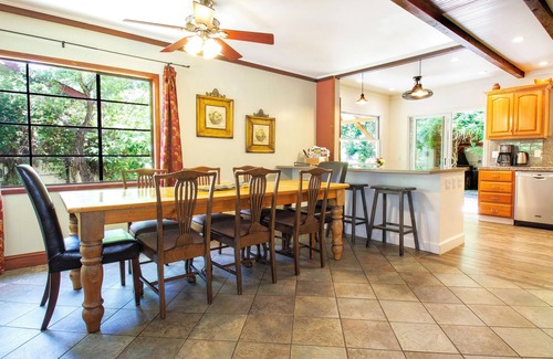 Guerneville House | ~ Home w/Gas Fireplace + 3 Cottages w/Baths + Hot Tub ~ Pool ~ Pet Friendly ~