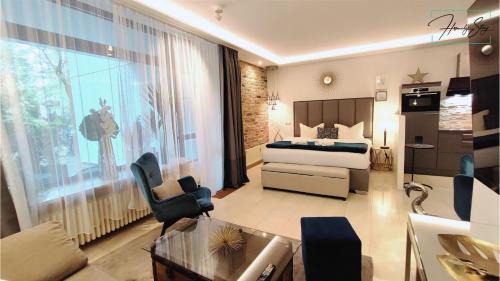 Ramersdorf Apartment | HOMELY STAY Studio P1 - Elegant Self-Check-in Studio-Apartment in Munich - 15 min from Oktoberfest- with Kitchen and Washing Machine