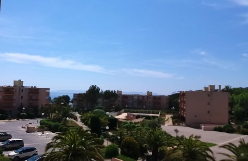 La Faviere Apartment | Homerez - 50 m away from the beach! Beautiful studio for 2 ppl. with shared pool