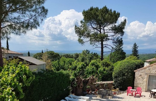 Saint-Alban-sous-Sampzon House | Homerez - House With access to the pool
