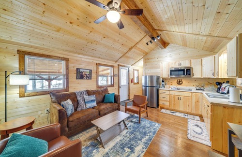 La Grange Cabin | Horse Farm Retreat w/Pond View Near Louisville