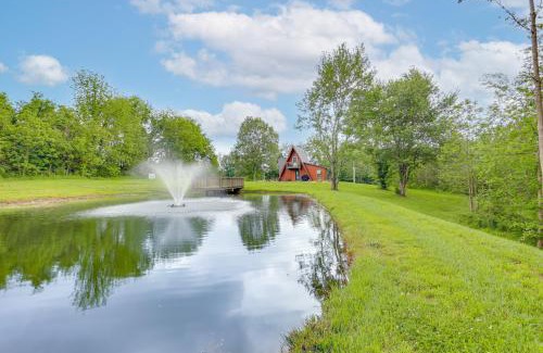 Idlewild House | Hot Tub, Fire Pit, BBQ, On-Site Pond Kenton Cabin