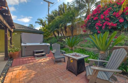 Carlsbad House | Hot Tub, Fire Pit, BBQ, Shuffleboard, Walk To Beach