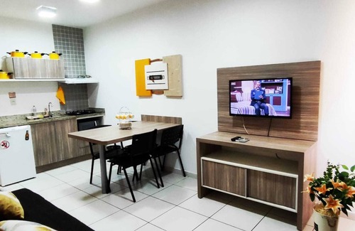 Termal Apartment | Hotel Riviera Caldas Novas, in the city center. Pet friendly,
