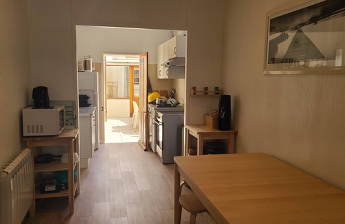 Les Sables d'Olonne House | House near beach and all shops, renovated interior, beautiful interior courtyard