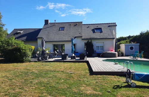 Guerande House | House with pool near sea La Baule and Guérande