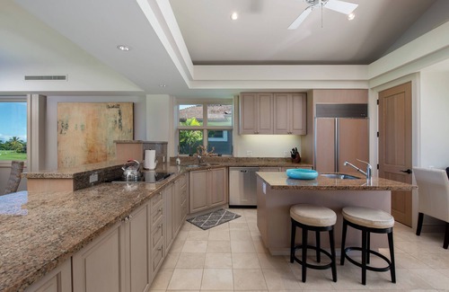 Kaupulehu Villa | Hualalai Palm Villa 140C~popular townhome on the 15th Fairway~2 golf carts