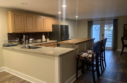 Draper House | Huge private entrance newly finished basement apartment