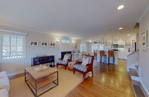 Cotuit House | Idyllic home on half-acre with amazing location, 3 living areas, central AC, W/D
