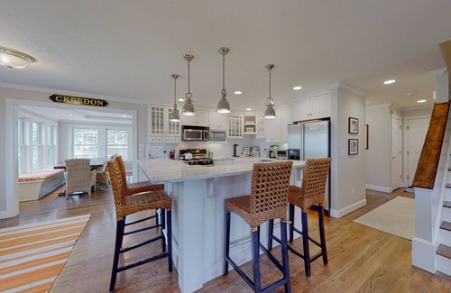 Cotuit House | Idyllic home on half-acre with amazing location, 3 living areas, central AC, W/D