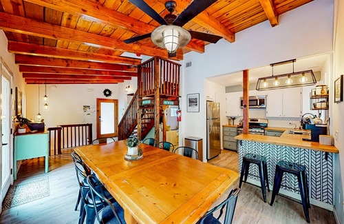 Arrowhead Villas House | Idyllic lake home with firepit, large deck, & games - near skiing, dog-friendly