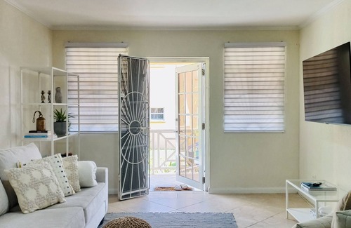 Clapham Condo | Idyllic serene secure condo minutes from beach & amenities.
