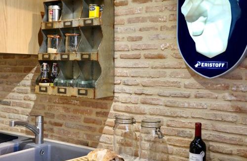 Saint-Martial-de-Nabirat Apartment | In Sarlat Luxury Rentals, Medieval Center - Loft Stella Matutina -2p-ascenseur-climatisation