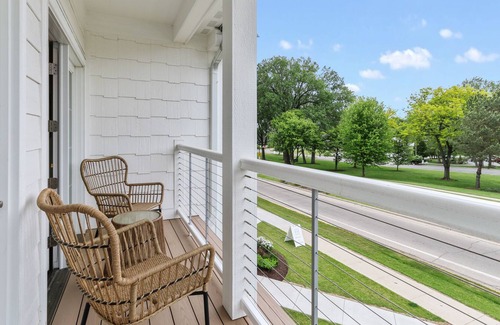 Fontana-on-Geneva Lake Apartment | In the Heart of it ALL! New Construction/Sunset Balcony/Dwtn Fontana/Grill Access/UpscaleCondo