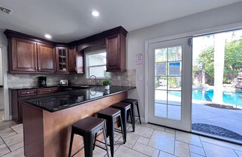 Hermosa Village House | Incredible 5 Bedroom, 4 Bath, Rock Pool & Jacuzzi Home, 1/2 Mile Walk To Disney