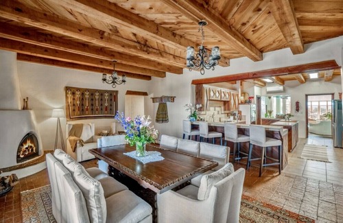 La Cienaga House | Indoor heated pool, hot tub, EV charger, 15 min to SF- 7 bedrooms 5 are en-suite