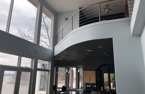 Dennis House | Indoor Pool Main Lake Waterfront across from Shangrila at Sunrise Getaway