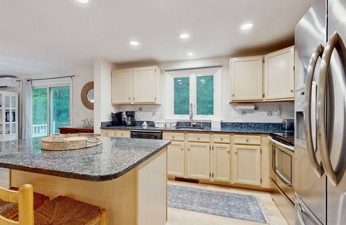 East Falmouth House | Inviting dog-friendly home with furnished deck & firepit, near golf