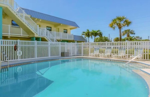 Melbourne Beach Apartment | Inviting Room with Balcony - Steps from Indialantic Beach