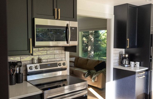Iron River Cabin | Iron Sunset-Just listed! Renovated, clean, pet-friendly, year-round getaway!