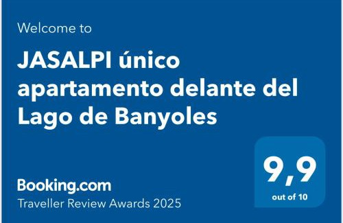 Banyoles Apartment | JASALPI único apartamento delante del Lago de Banyoles