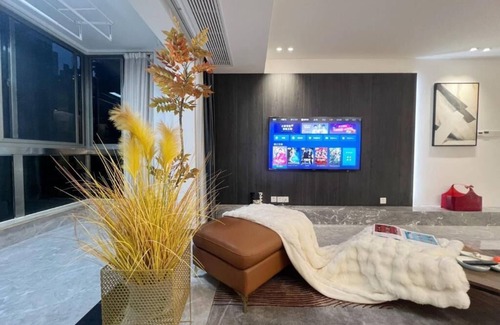 Jing'an Apartment | Jing'an Temple Nanjing West Road Central air conditioning + floor heating