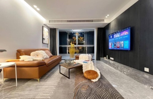 Jing'an Apartment | Jing'an Temple Nanjing West Road Central air conditioning + floor heating