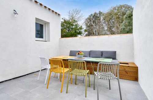 La Gueriniere House | Jolie maison pour 8 - 400m de la plage - terrasse