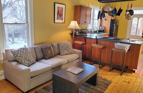 Bozeman House | Just two blocks from Downtown Bozeman, the Dahlia House is a tucked away retreat