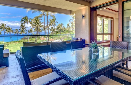 Montage Kapalua Bay Apartment | K B M Resorts: Palapala at Montage Kapalua Bay, Stunning 3500 Sqft 3 Bedrooms, 3.5 Bathrooms, Ocean Front Resort, Includes Rental Car!