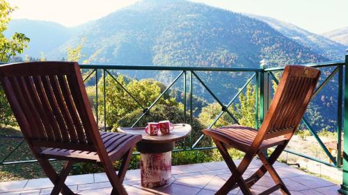 Kalavrita Villa | Kalavryta Villa Nano with fireplace and next the Ski Centre