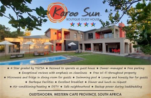 Oudtshoorn House | Karoo Sun Boutique Guest House