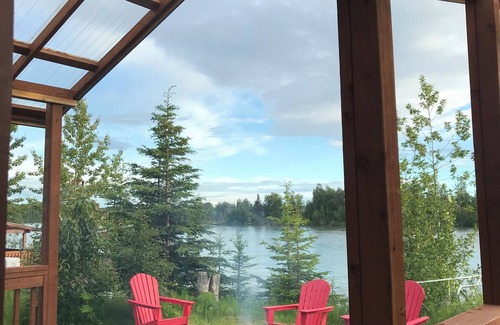 Soldotna Cabin | Kenai River Fishing Cabin #1 30 feet from the river