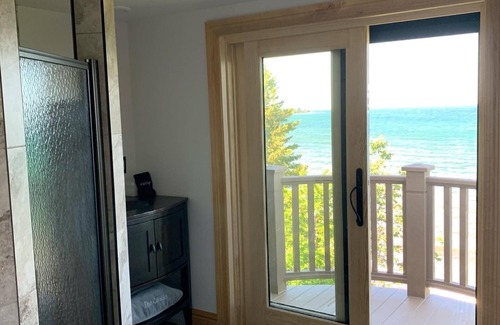 Allouez Apartment | Keweenaw Castle Guest Wing: Lake Superior Luxury Sauna/Hot Tub/Massages.